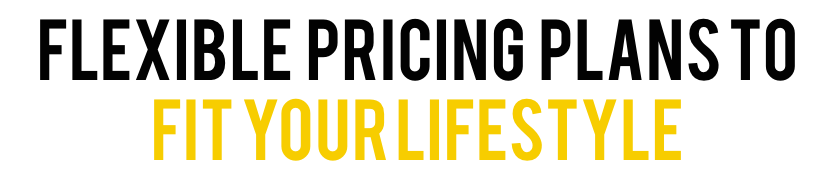 Flexible Pricing Plans to Fit Your Lifestyle